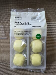 無印良品栗まんじゅう