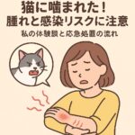猫に噛まれた時の対処法
