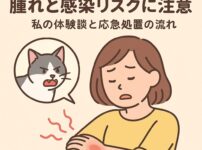 猫に噛まれた時の対処法