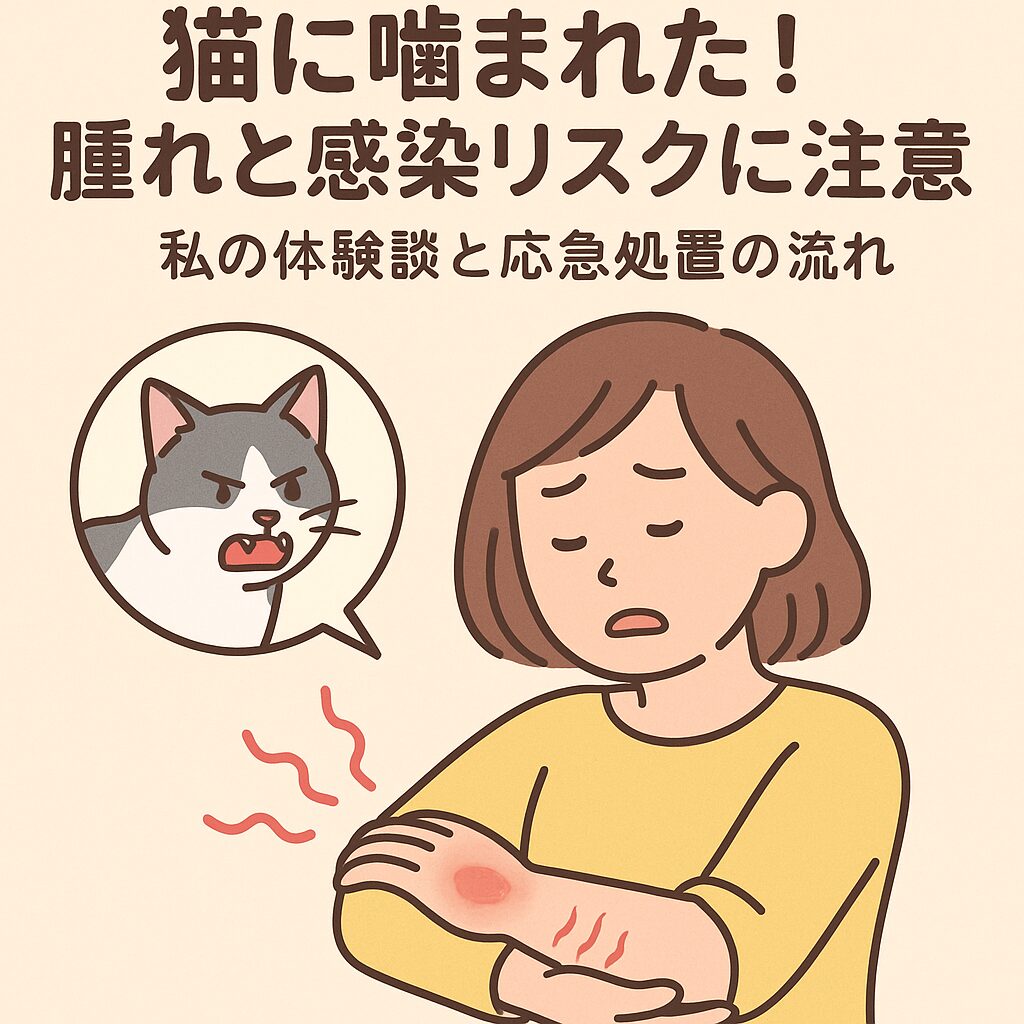 猫に噛まれた時の対処法