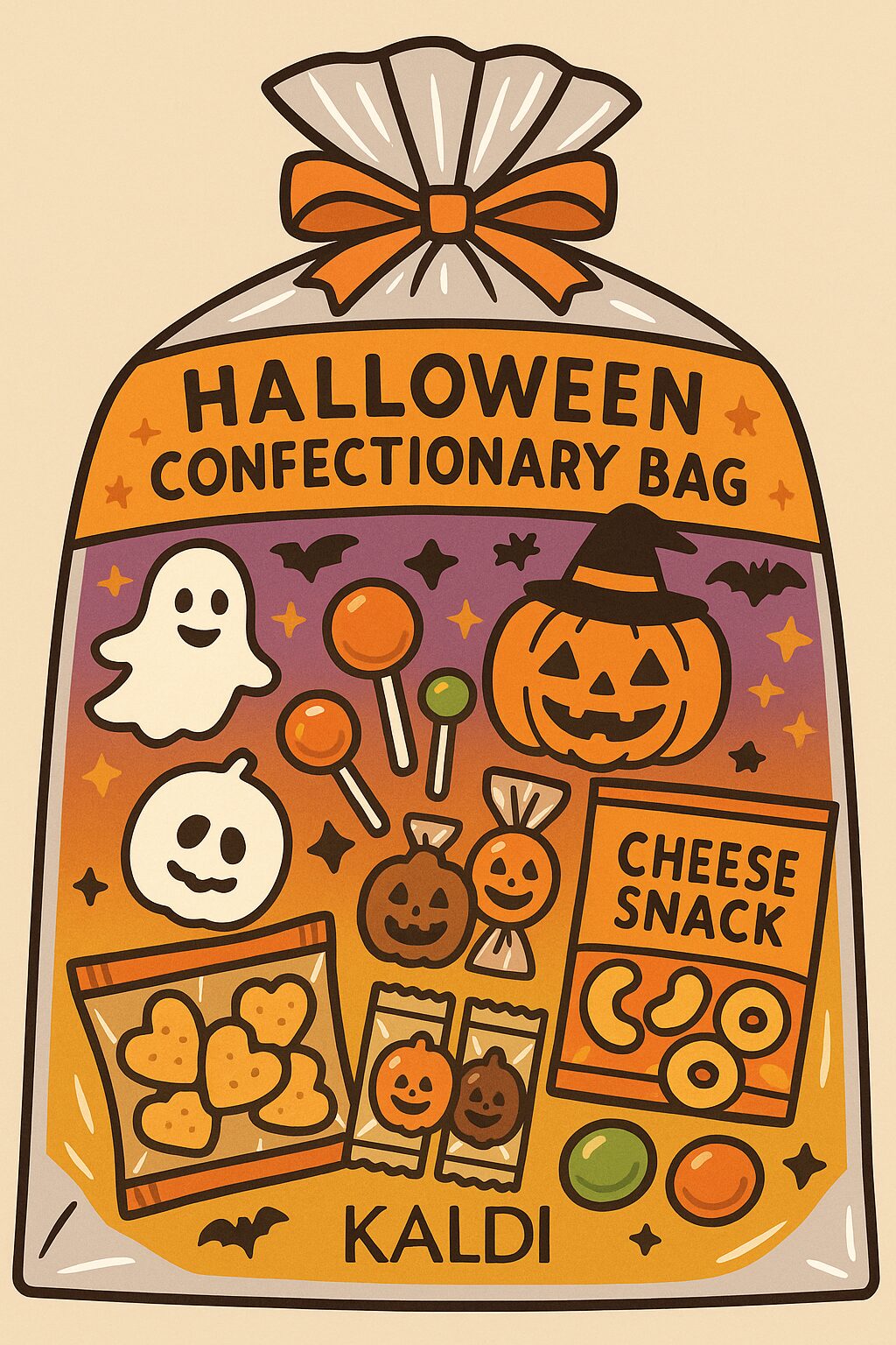 ハロウィン コンフェクショナリーバッグのアイキャッチ