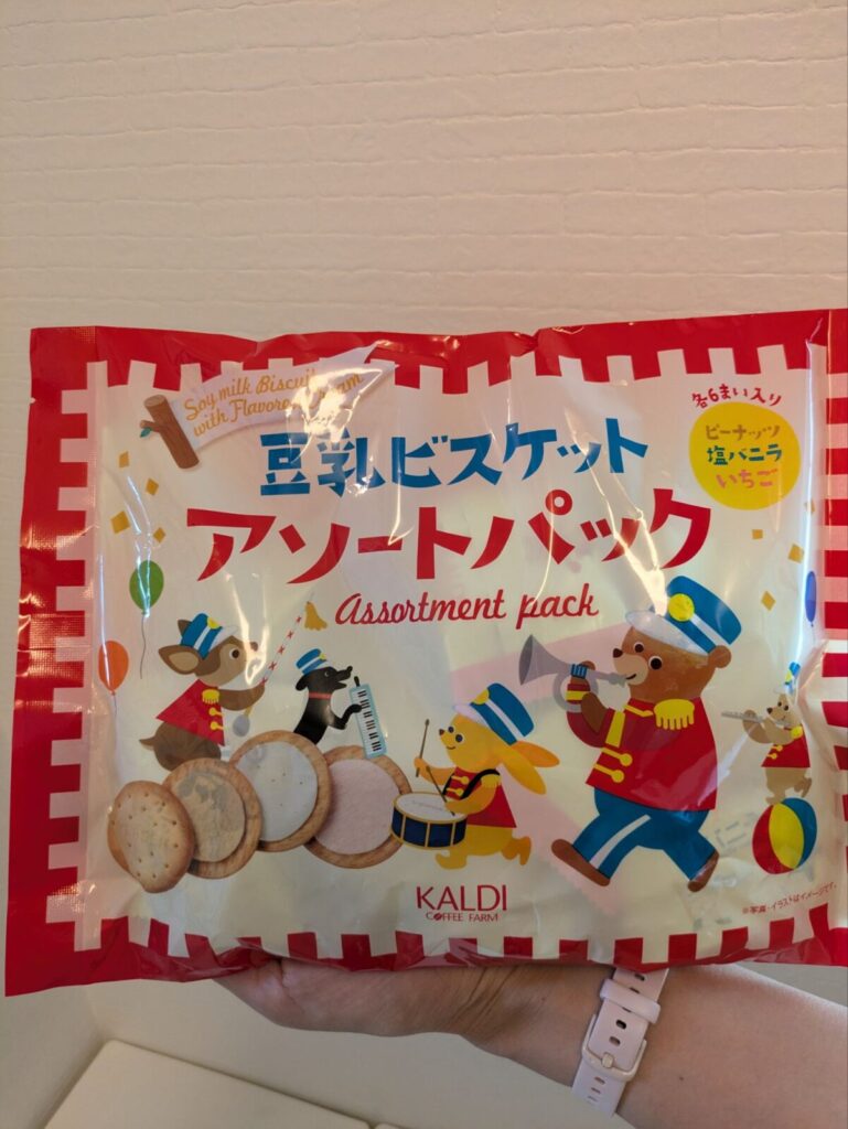 豆乳ビスケットアソートパックのパッケージ