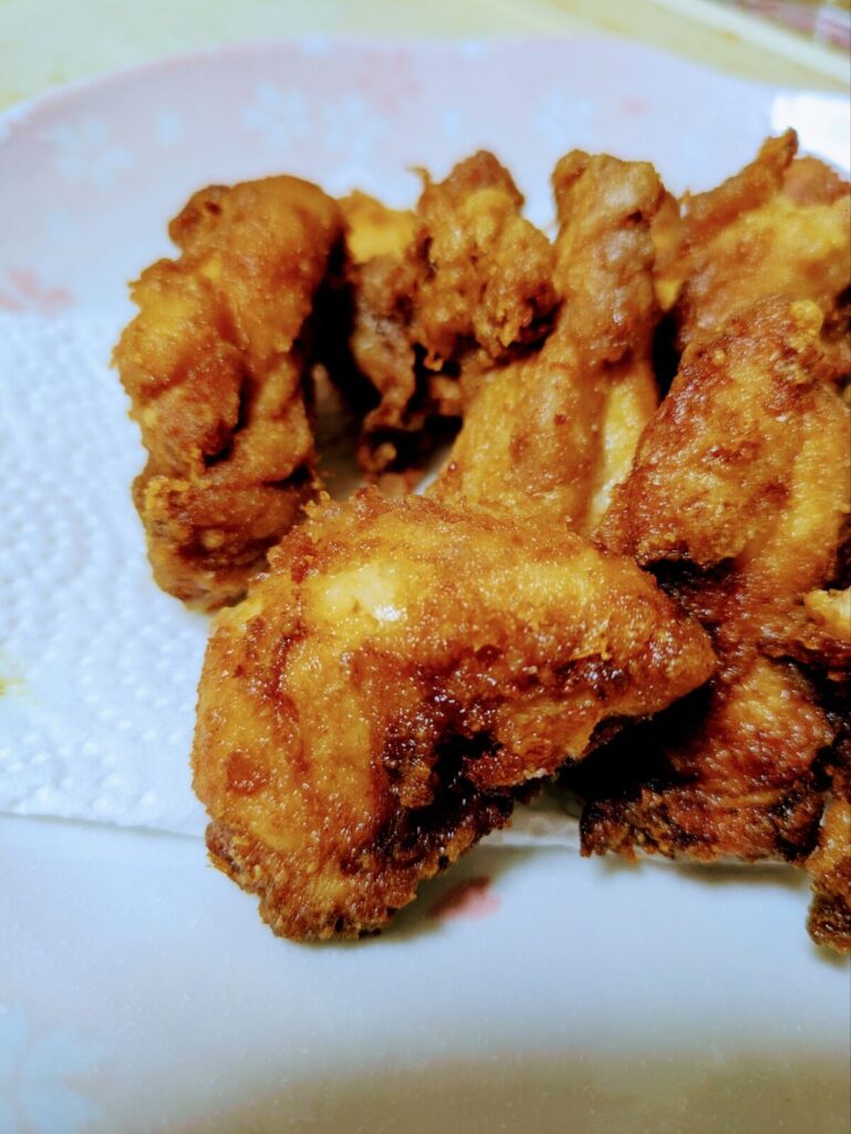 完成したカルディの味噌からあげ