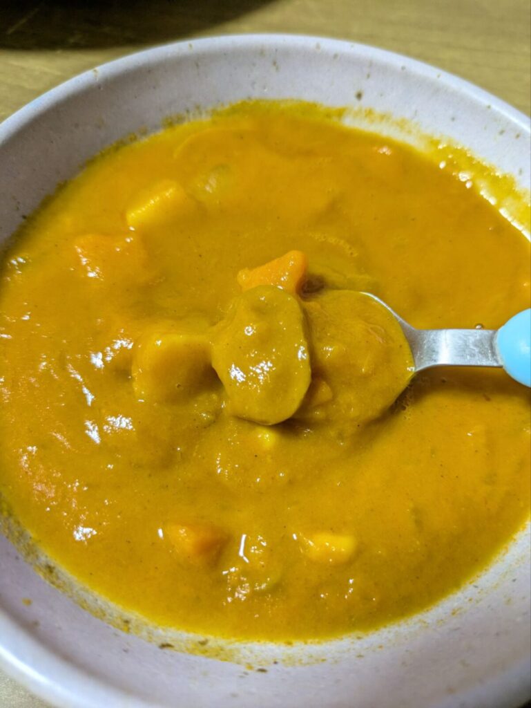 辛くないりんごと野菜のカレー