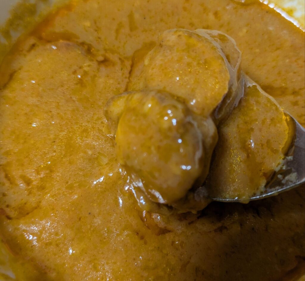 ほたてと海老のビスクカレーの中身