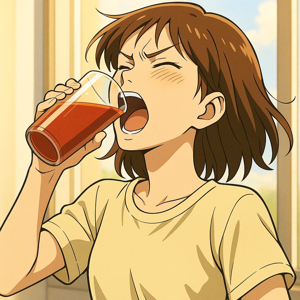 トマトジュースを飲み続けた結果のアイキャッチ