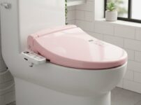 ピンクの温水便座のアイキャッチ