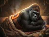 寝ながら腰を温める