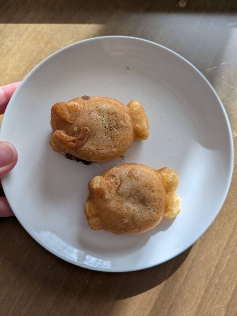 ブンオパン(韓国たい焼き)の調理済み写真