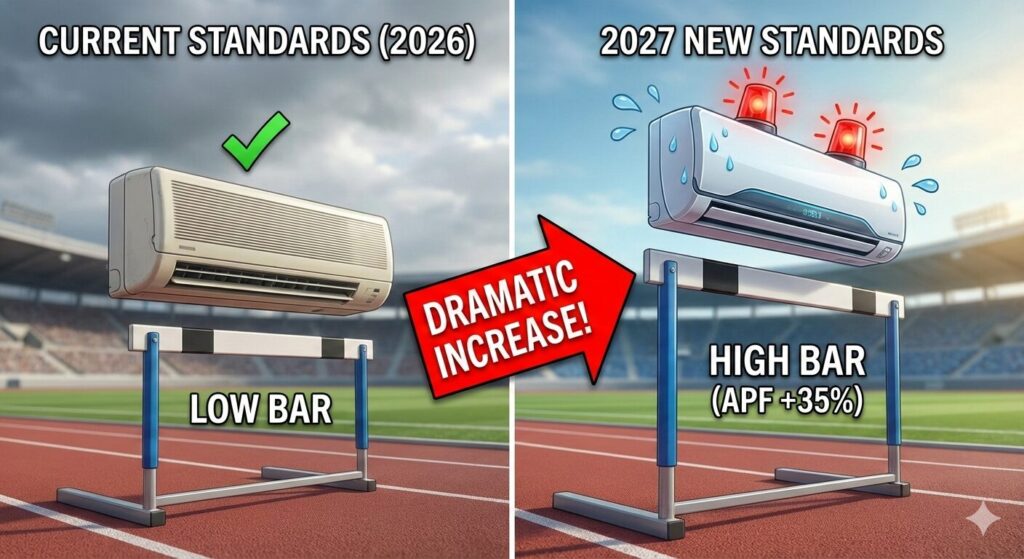 エアコンの2027年問題・比較用画像