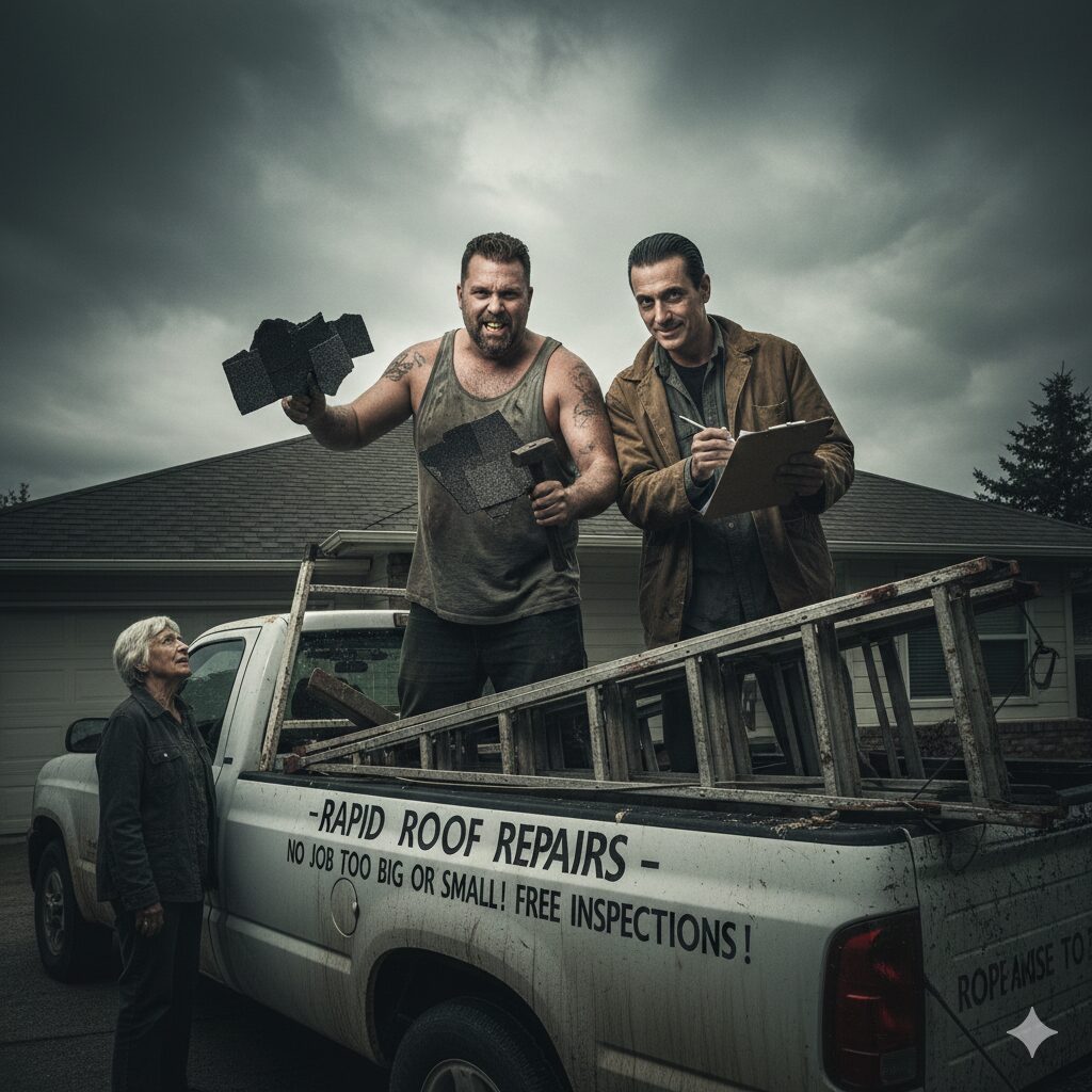 屋根修理詐欺のアイキャッチ