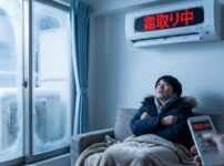 エアコンの霜取り運転のアイキャッチ