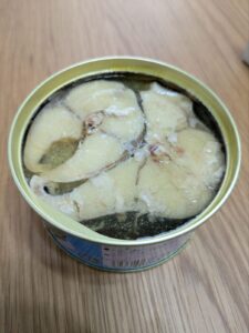 福井缶詰の鯖缶の中身